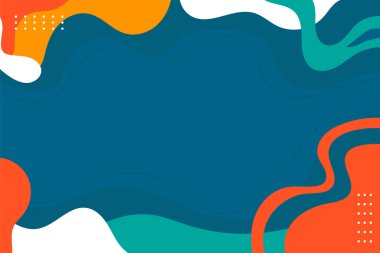 Renkli tasarımı olan el çizimi soyut arkaplan