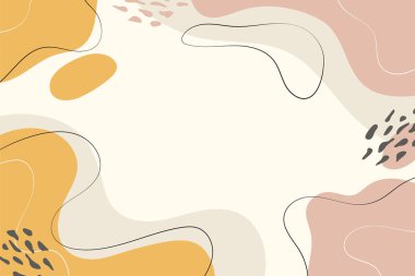 Renkli tasarımı olan el çizimi soyut arkaplan