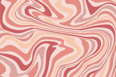 Flat groovy psychedelic background with colorful design