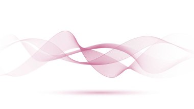 Elegant smooth wavy lines background