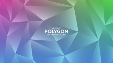 Modern abstract polygon shapes background