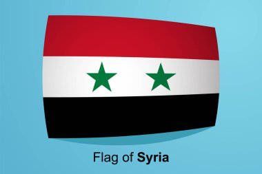 Syria flag illustration in vector design