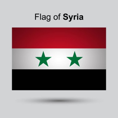 Syria flag illustration in vector design