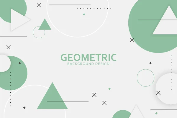 Çember Üçgen Şekilli Soyut Geometrik Arkaplan Tasarımı — Stok Vektör