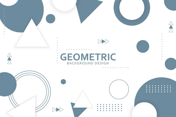 Fond Géométrique Avec Des Formes Abstraites Design — Image vectorielle