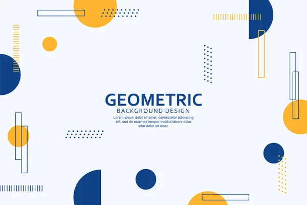 Геометрический Фон Абстрактным Дизайном Форм — стоковый вектор