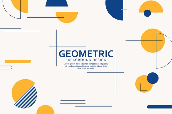 Fundo Geométrico Com Design Formas Abstratas — Vetor de Stock
