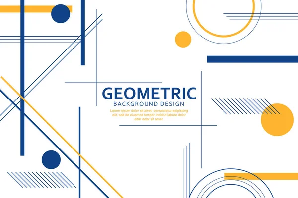 Geometriai Háttér Absztrakt Poligonális Formákkal — Stock Vector