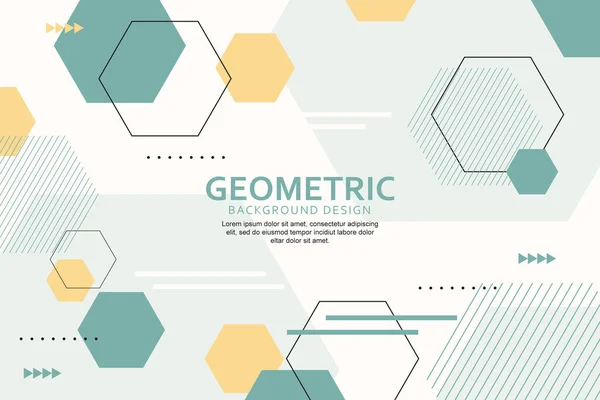 Геометрический Фон Абстрактными Многоугольными Фигурами — стоковый вектор