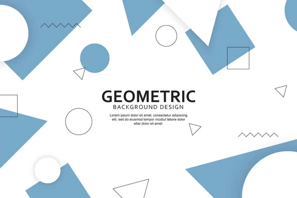 Geometrischer Hintergrund Mit Abstrakten Polygonalen Formen — Stockvektor