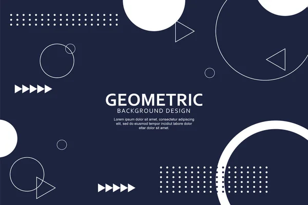 Геометрический Фон Абстрактными Многоугольными Фигурами — стоковый вектор