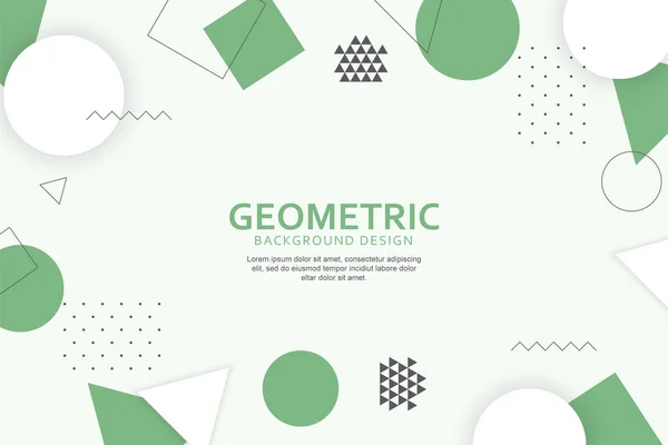 Geometrischer Hintergrund Mit Abstrakten Polygonalen Formen — Stockvektor