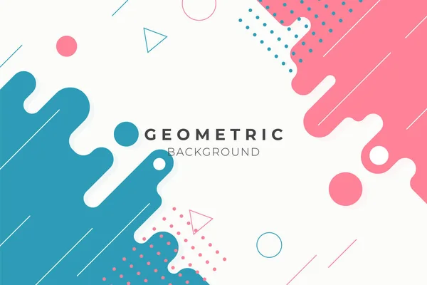Geometrisch Abstrakt Leuchtenden Farben — Stockvektor
