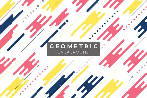 Abstrato Geométrico Cores Brilhantes — Vetor de Stock