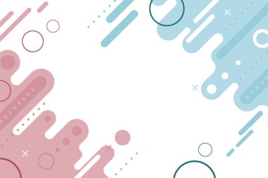 parlak renklerde geometrik arka plan