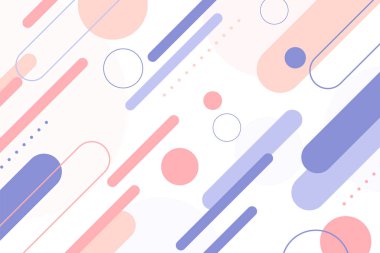 parlak renklerde geometrik arka plan