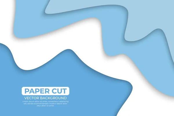 Bright Color Paper Cut Background Design — Stock Vector