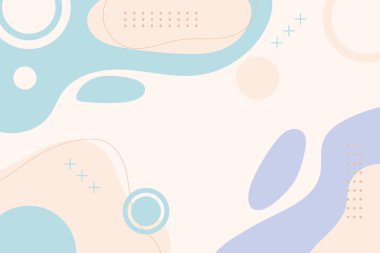 Düz tasarımda renkli soyut arkaplan