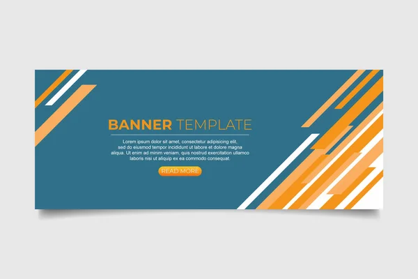 Abstract Banner Modern Shapes — Stock Vector