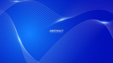 Renk gradyan tasarımlı dalgalı çizgiler