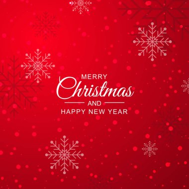 Beyaz kar tanesi süsüsüyle Noel arkaplanı