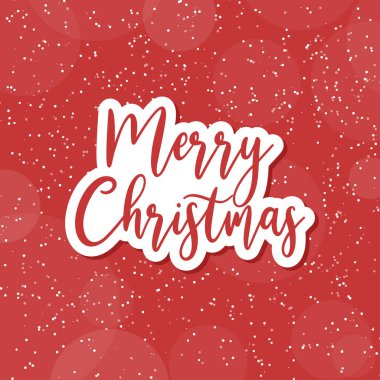 Beyaz kar tanesi süsüsüyle Noel arkaplanı