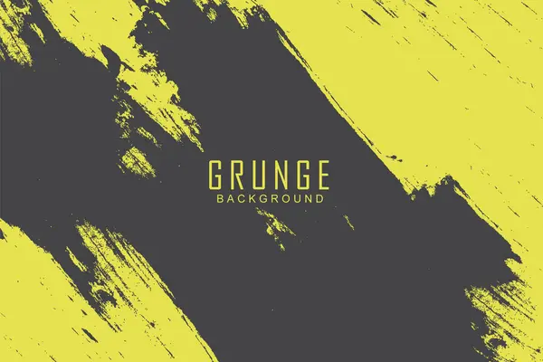 Fondo Grunge Color Amarillo Negro Abstracto — Archivo Imágenes Vectoriales
