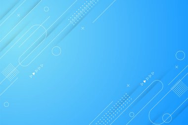 Geometrik elementlerle soyut gradyan arkaplan