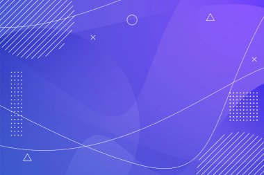 Geometrik elementlerle soyut gradyan arkaplan