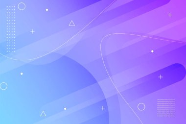 Geometrik elementlerle soyut gradyan arkaplan