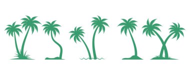 Muhteşem boho siluet palmiye ağacı çizimi