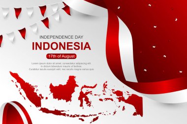 Illustration of Indonesian independence day celebration clipart