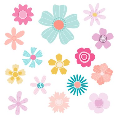 El çizimi çiçek çizimleri.