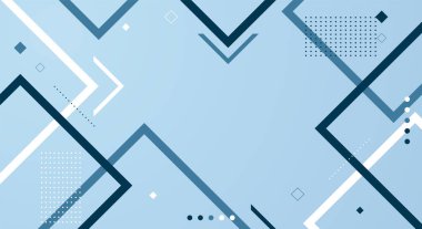 Mavi kare biçiminde Geometrik arkaplan