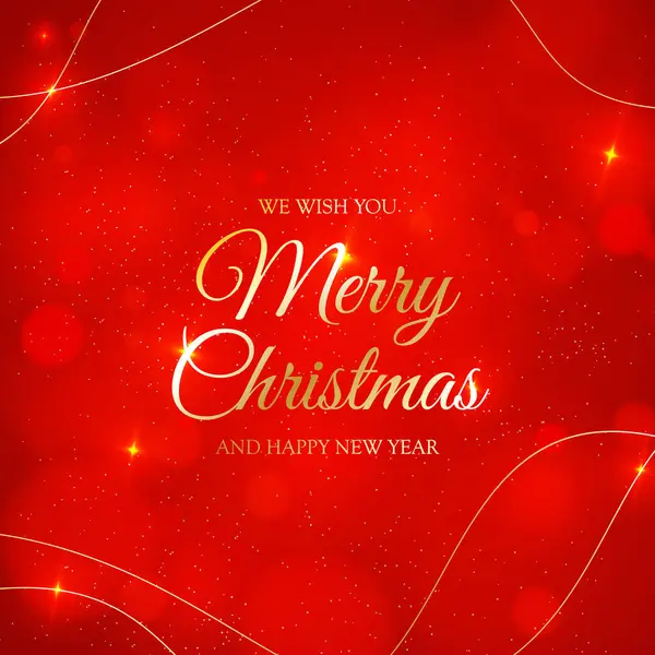 Zarif kırmızı Bokeh Noel arkaplanı