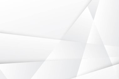 Üst üste binen beyaz geometrik arkaplan tasarımı