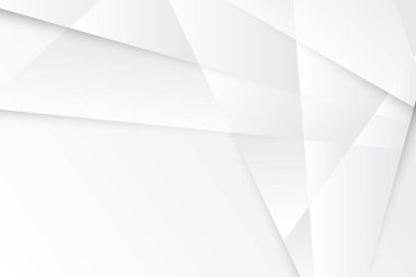 Üst üste binen beyaz geometrik arkaplan tasarımı
