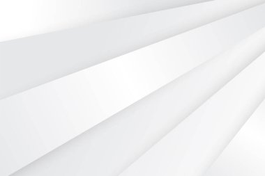 Üst üste binen beyaz geometrik arkaplan tasarımı