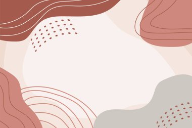 Minimalist toprak renklerine sahip soyut arkaplan