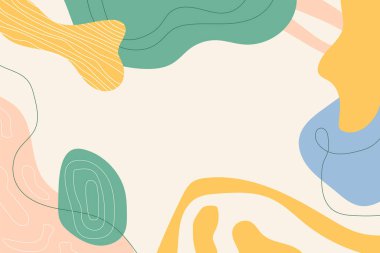 Minimalist toprak renklerine sahip soyut arkaplan