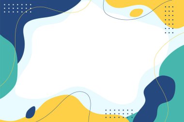 El çizimi düz tasarım soyut arkaplan