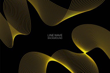 Soyut dinamik çizgi dalga arkaplanı