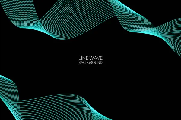 Soyut dinamik çizgi dalga arkaplanı