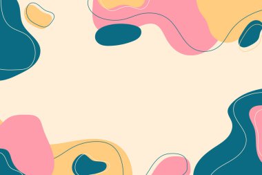 Pastel renklerle el çizimi küçük arkaplan