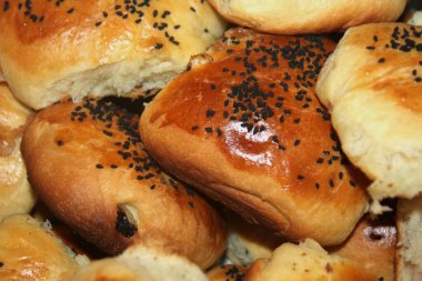 Ev yapımı tatlılar. Azerbaycan mutfağı. Basit bir Azerbaycan ailesinde kutlama hazırlıkları.