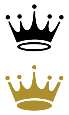 Degrade kafes ile altın taç