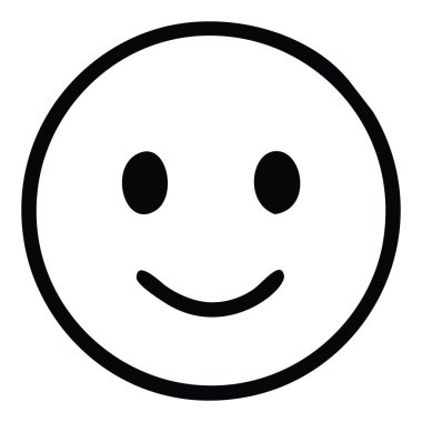 Vektör gülen simgeler kümesi. Duygu Simgeleri. Gülümse.