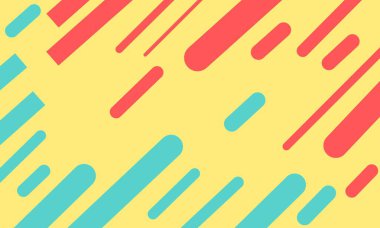 Basit çizgileri olan soyut renkli geometrik dikişsiz desen