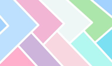 Basit, modern, renkli üçgen renk blokları olan arkaplan