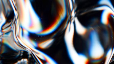 Cam soyut geometri 3 boyutlu. 3B illüstrasyon oluşturucu.